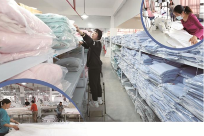 家紡企業(yè)產(chǎn)銷兩旺 車間繁忙運轉(zhuǎn)，市場調(diào)研驅(qū)動精準布局